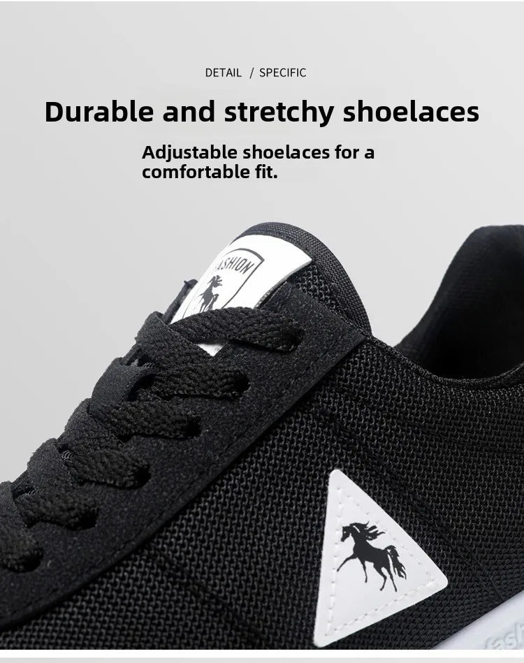 New 2026 Men's Casual Comfortable Breathable Sports Shoes Lightweight Anti-slip Wear-resistant Canvas Low-top round Toe Slip-On Pi-Mart
