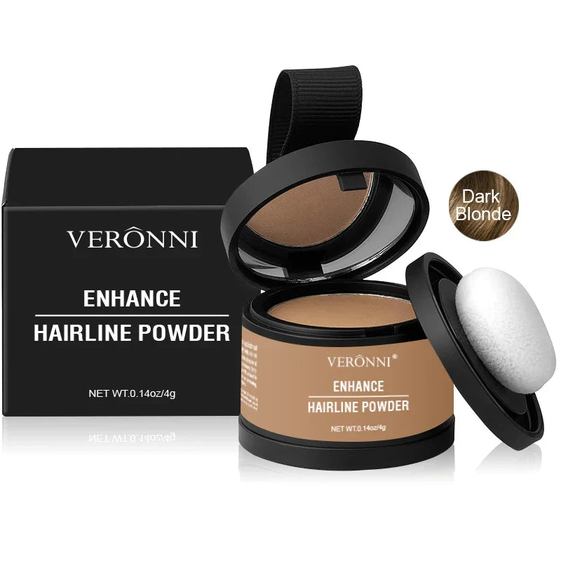 Hair Line Powder 4g Black Root Cover Up Natural Instant Waterproof Hairline Shadow Powder Hair Concealer Coverage 14 color Tri Light Beauty