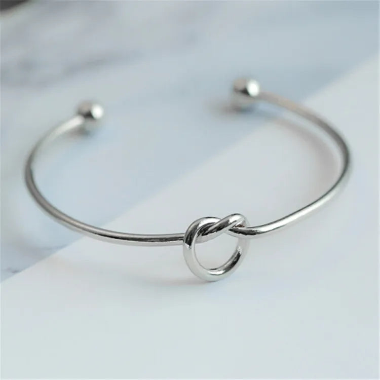 Stainless Steel Bracelets Vintage Men's Fashion Woven Twist Texture Bangles for Women Jewelry Statement Streetwear Goth Gifts Pi-Mart