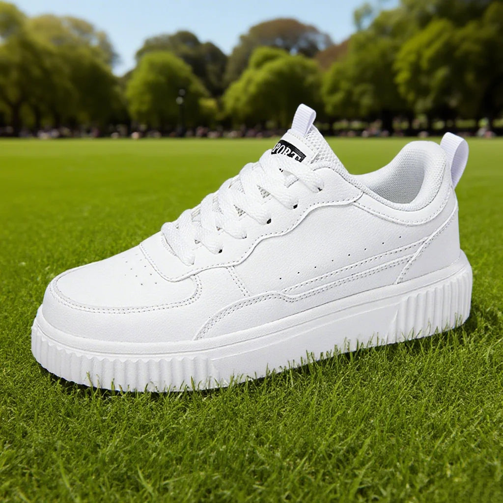 Fashion Women Casual Shoes Breathable Walking Flat Shoes Sneakers White Female Footwear Sports Running Outdoor Walking For Men Pi-Mart