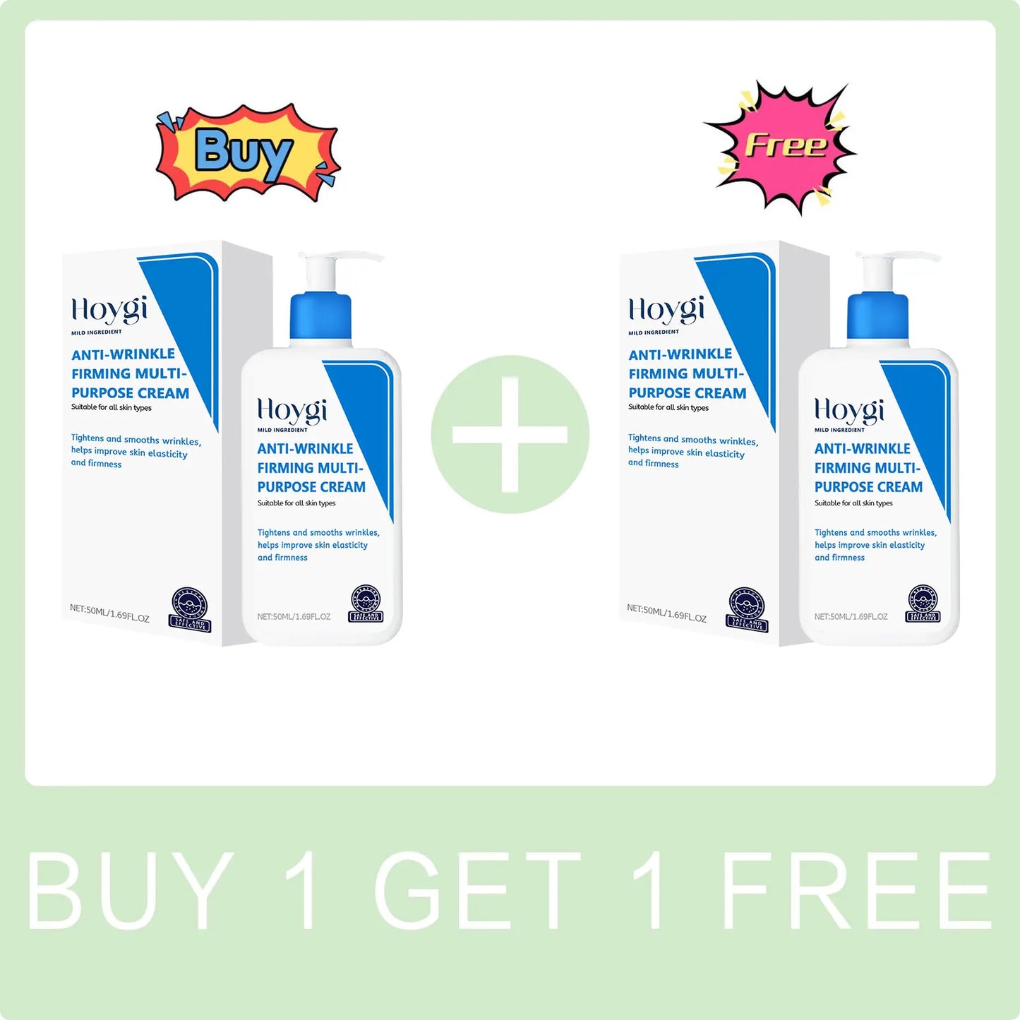 Hyaluronic Acid Cream Shrink Pores Anti Wrinkle Nourishing Hydrating Improve Dryness Remove Fine Lines Moisturizing Facial Cream Pi-Mart