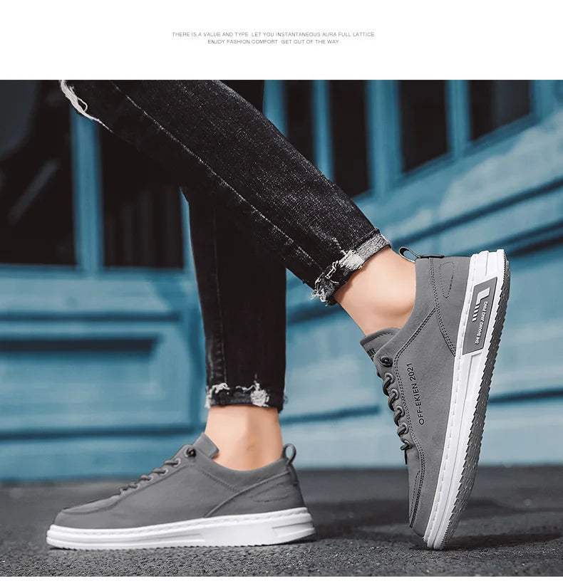 Men's Flats Shoes Luxury Men's Sneakers Spring Autumn 2025 Outdoor Sport Shoes for Men Fashion Vulcanized Shoe Tenis Para Hombre Pi-Mart