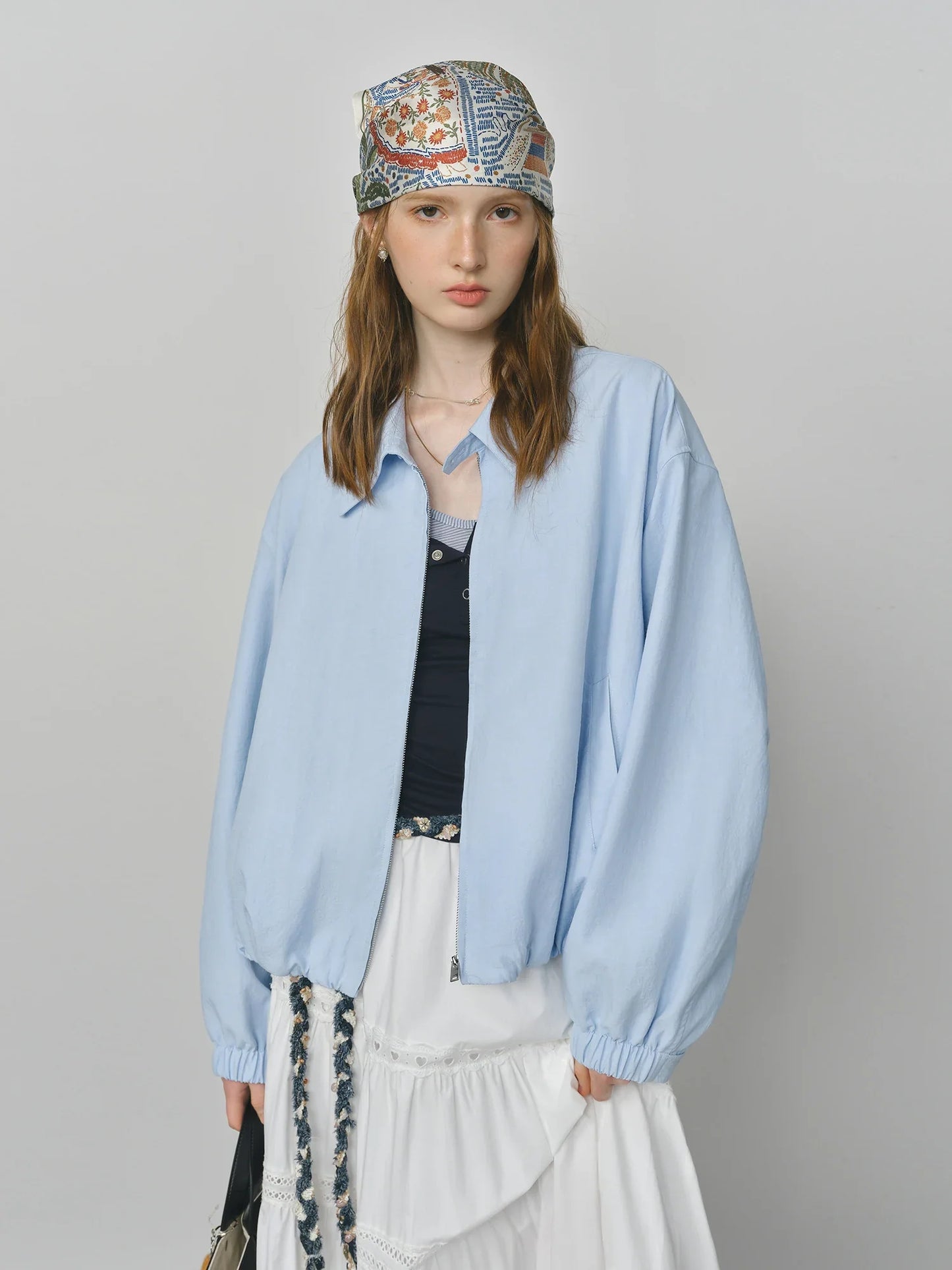 FSLE 2025 New French Barn-Style Raw Glamour Short Jacket Women's Spring Autumn New Arrival Loose Fit Oversize Workwear Coat LadyShow.Store