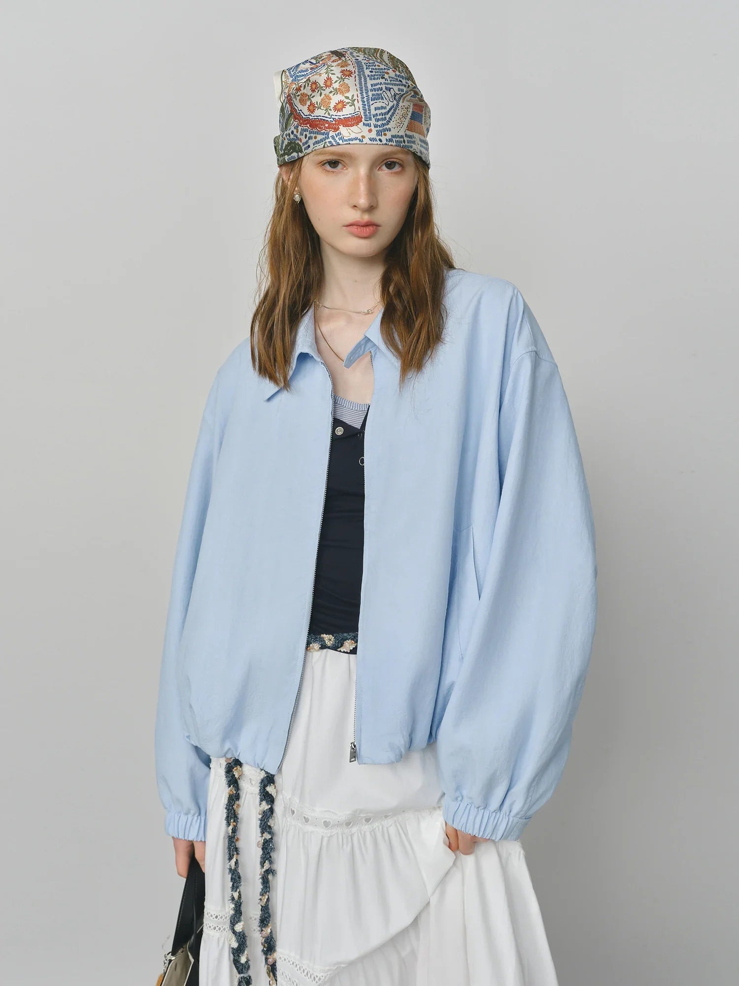 FSLE 2025 New French Barn-Style Raw Glamour Short Jacket Women's Spring Autumn New Arrival Loose Fit Oversize Workwear Coat LadyShow.Store