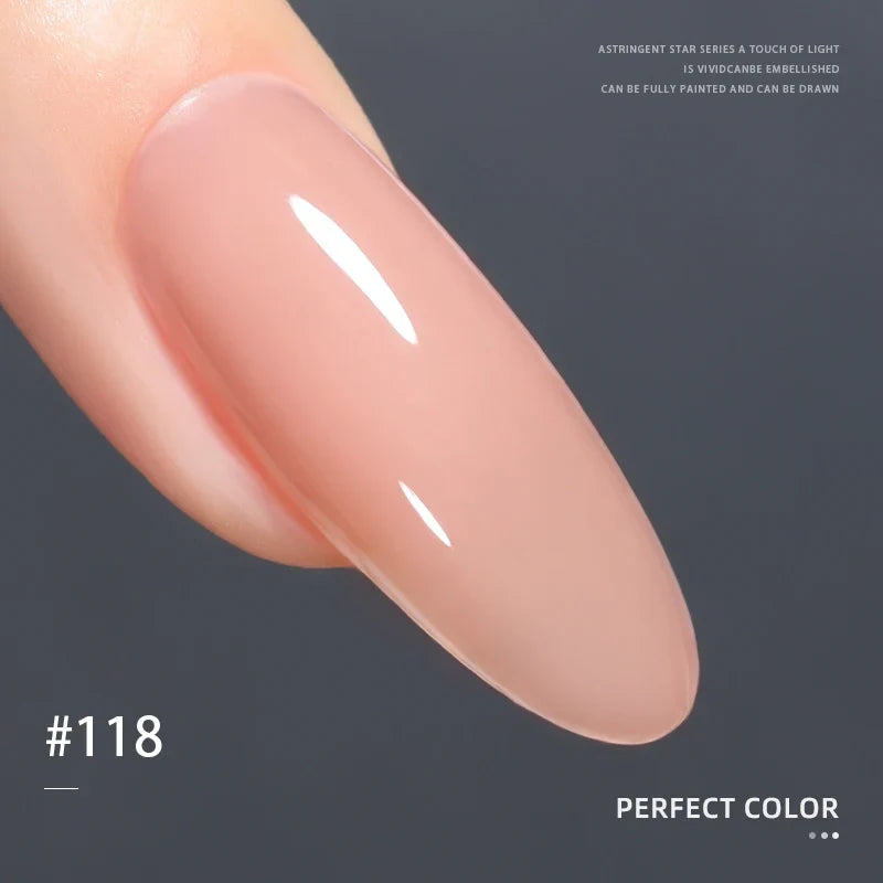 PERFECT COLOR  4-in-1 Builder Nail Gel,20g 12 Colors Rubber Base Gel Polish,Extension for DIY Salon Girls Home,Nail Art Brushes Tri Light Beauty