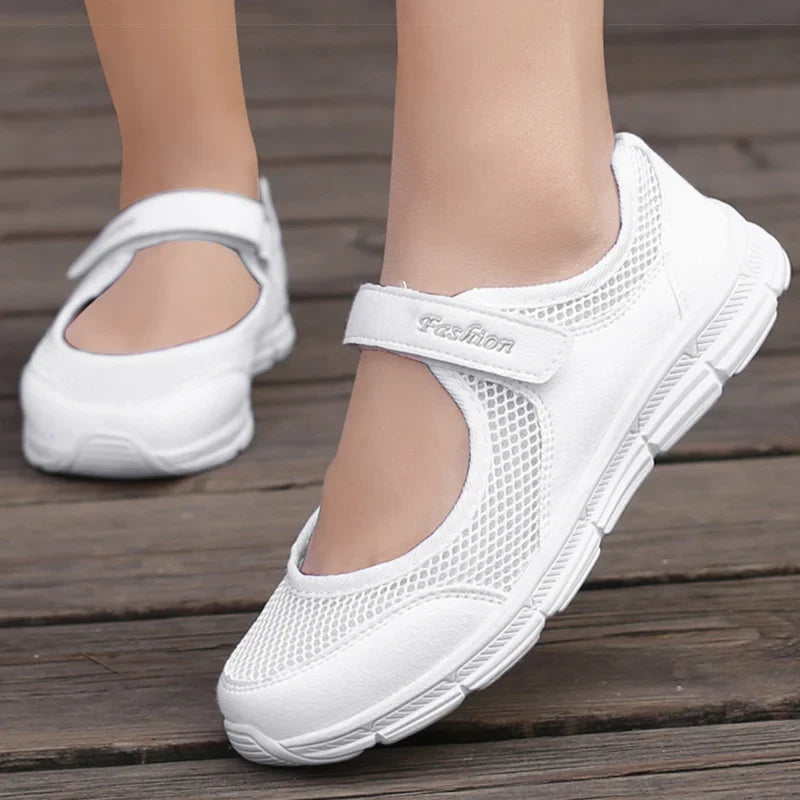 Flat Shoes For Women Light Breathable Autumn Summer Footwear Comfortable Flats Women Moccasins Zapatos Mujeres Mary Jane Shoes LadyShow.Store