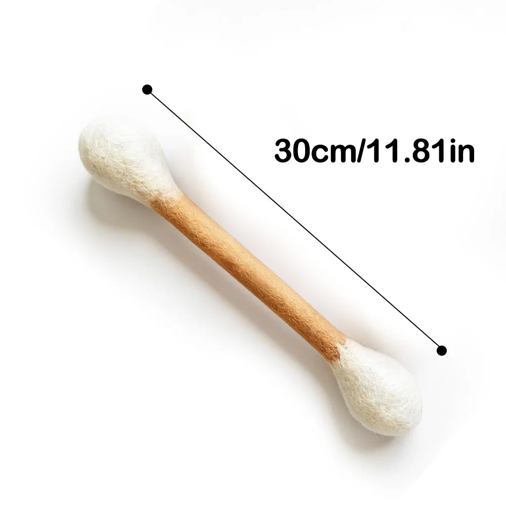 Creative Large Catnip Cotton Swab Rope Toys Kitten Chew Stick Teeth Cleaning Grinding Bite Durable Interactive Cat Toy Pi-Mart