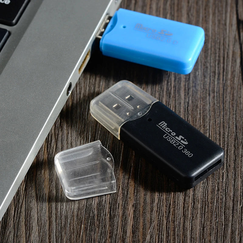 NNBILI USB micro-SD/TF Card Reader USB 2.0 Mini Mobile Phone Memory Card Reader High Speed USB Adapter For Laptop Computer Pi-Mart