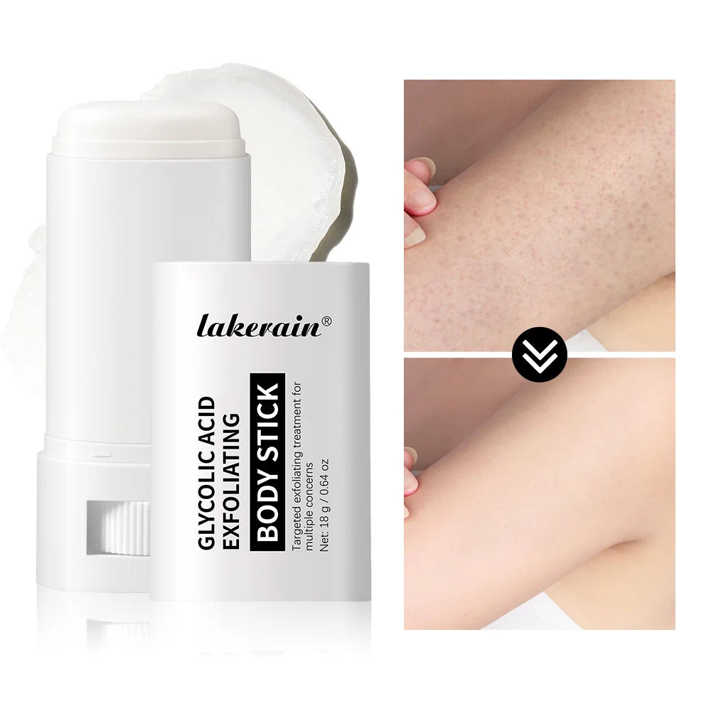 Glycolic Acid Exfoliating Body Stick Multiple Concerns Delivers Deep Effective Exfoliation Nourishing Moisture Deep Hydration Pi-Mart