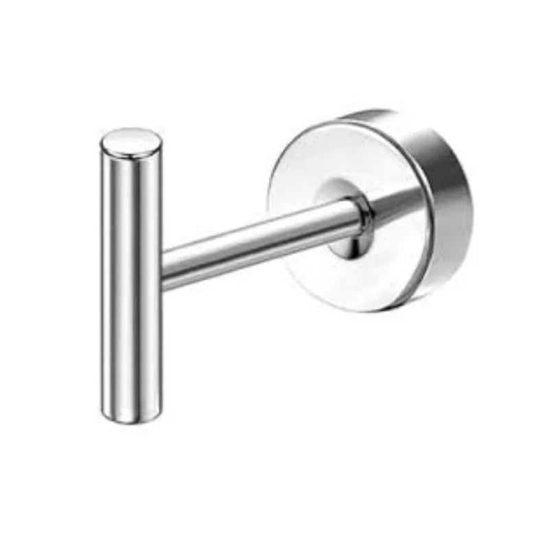 Bobisty 1pc Earrings for Sensitive Ears Surgical Stainless Steel Earrings for Women Dainty Flat Back Earring Stud Hoop Cartilage Pi-Mart