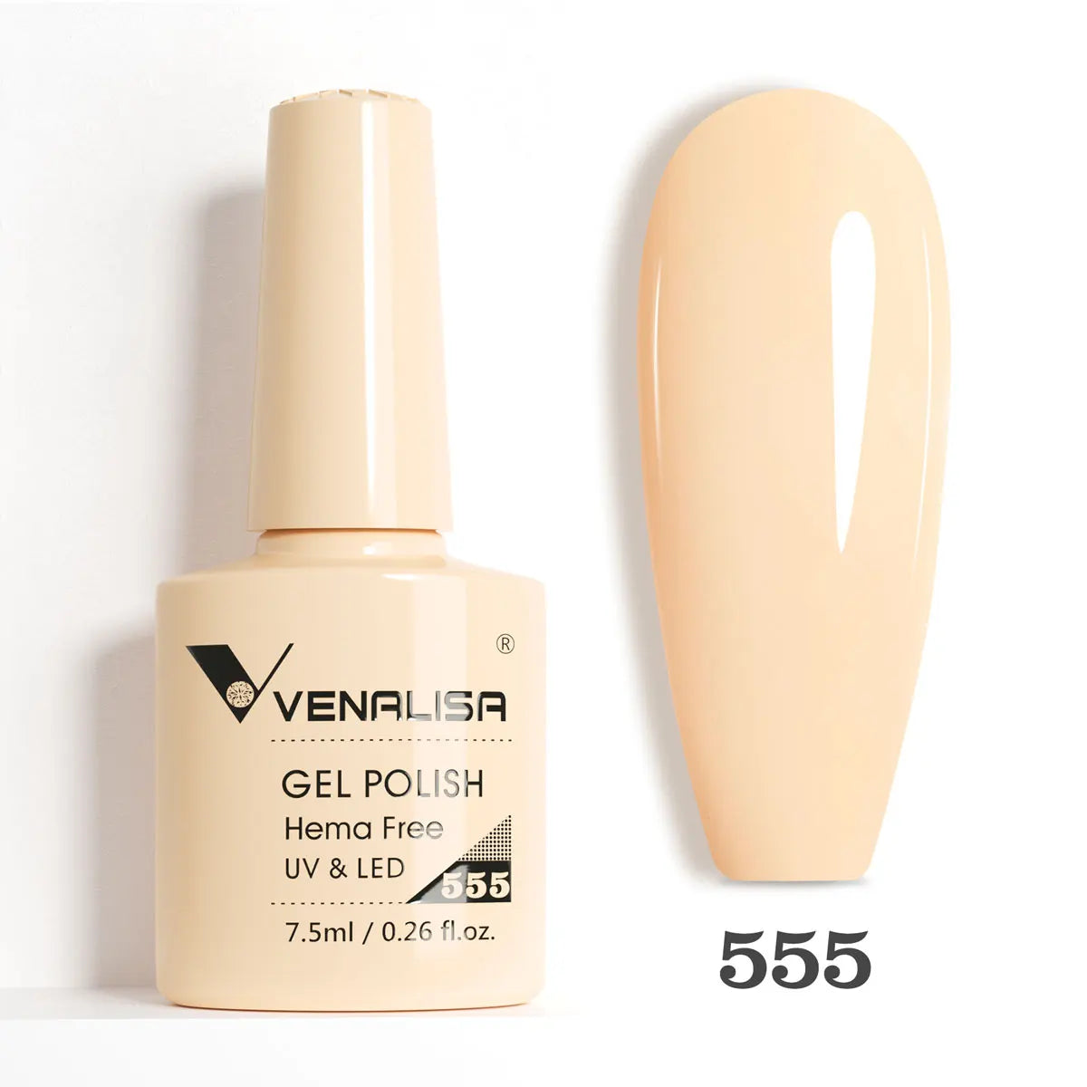 Venalisa HEMA TPO FREE Nail Gel Polish Glitter Gorgeous Full Coverage Soak Off UV LED French Nail Jelly Pink Nude Collection Tri Light Beauty