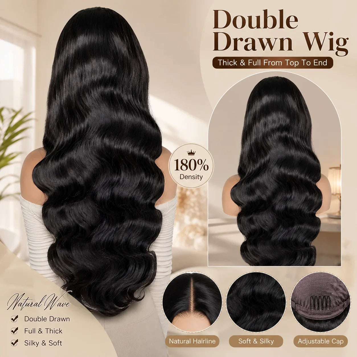Body Wave Human Hair Wigs 30 40 Inch Body Wave Lace Front Wig PrePlucked With Baby Hair 13x4 13x6 Hd Lace Frontal Wigs For Women LadyShow.Store