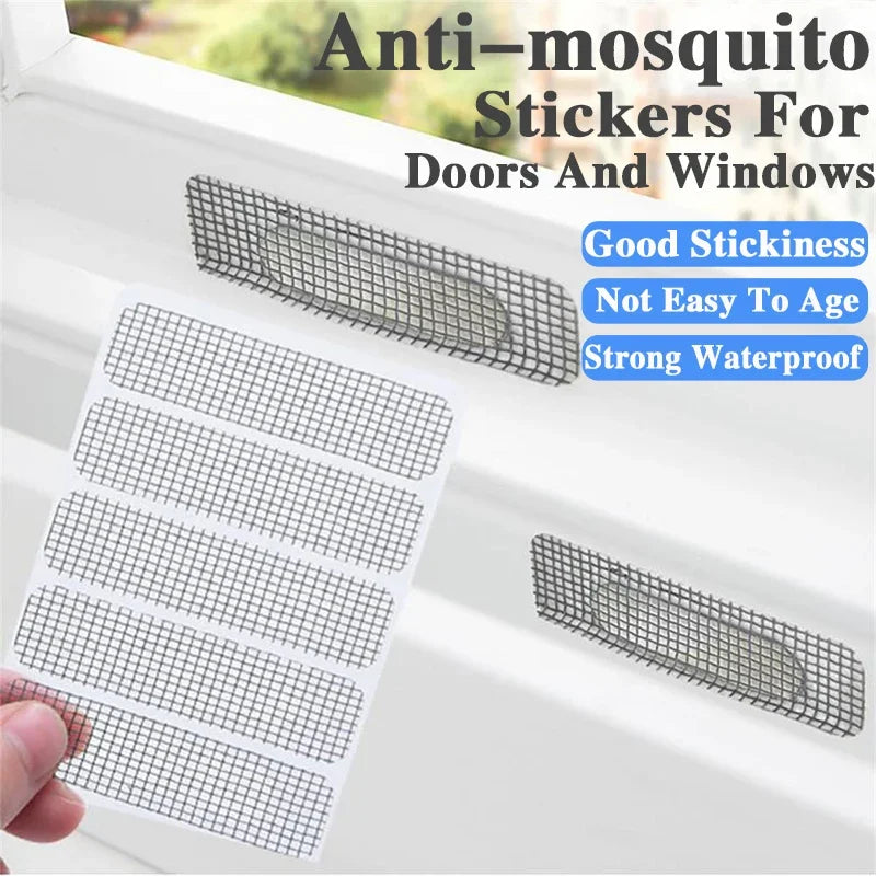 Window Screen Patch Exhaust Grille Window Door Drainage Hole Anti-mosquito Paste Mesh mosquito net mesh Invisible Repair Subsidy Pi-Mart