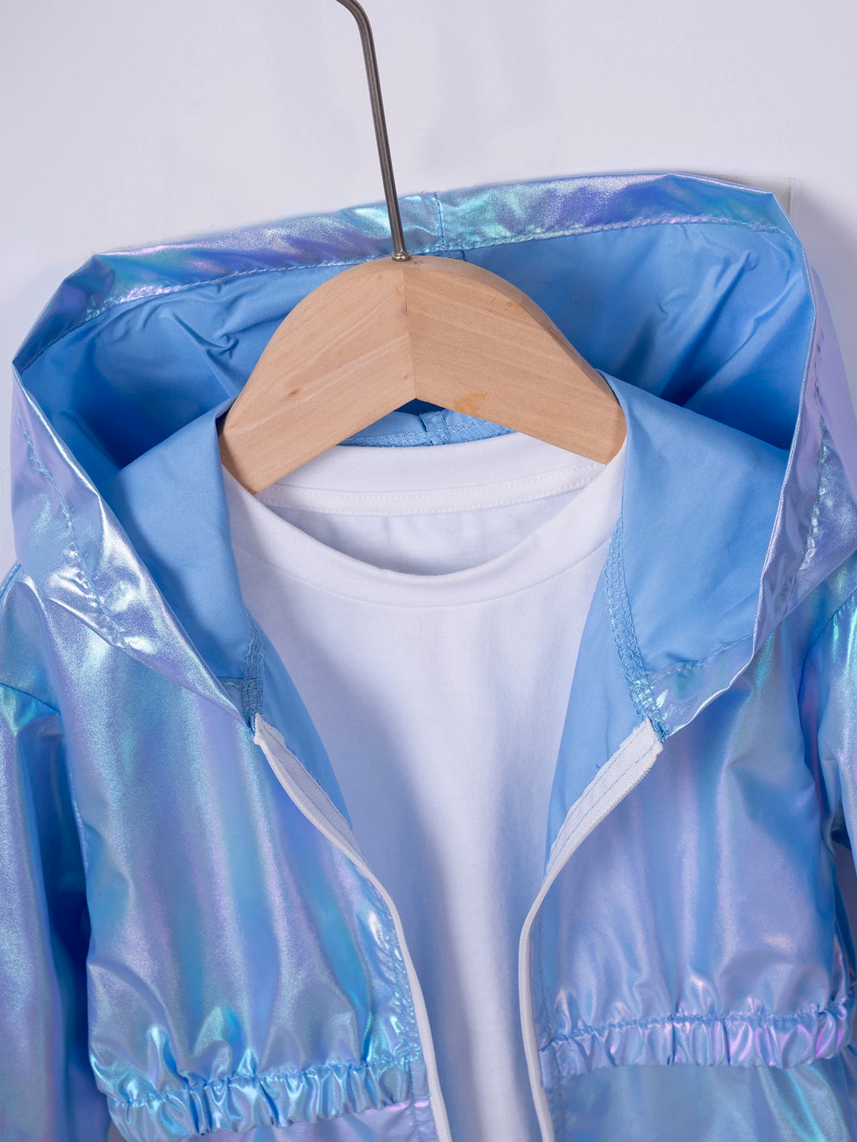 Girl's Spring and Autumn Children's Light and Thin Breathable Zipper Coat Jacket for Boys and Girls Fashion Thin Jacket Pi-Mart