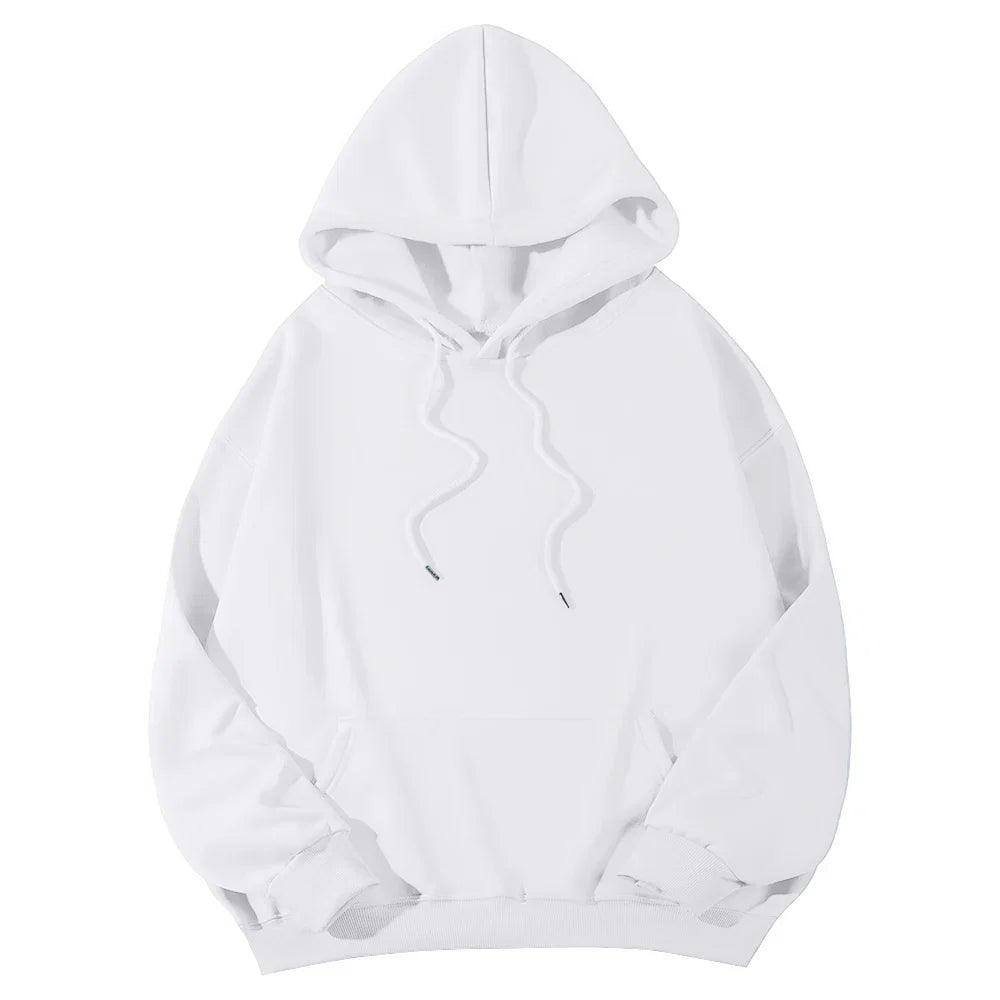 Women's Hoodies Pullover Spring Autumn Casual Hoodie 2026 Sweatshirts Solid Color Hoodies Oversize Black Sweatshirt Women Top LadyShow.Store