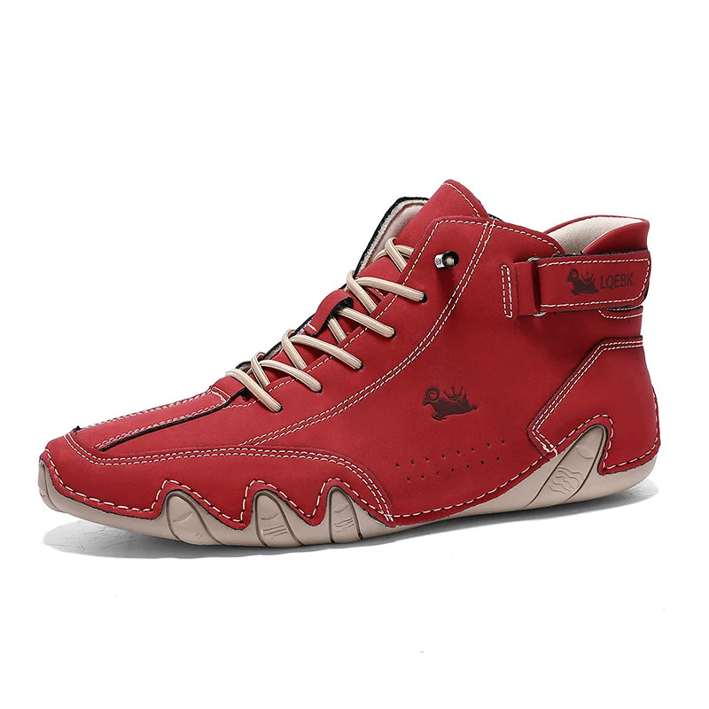 Leather Casual Shoes Sneakers for Men Fashion Outdoor Walking Loafers Shoes Comfortable Footwear Luxury Man Boots 2024 New In Pi-Mart