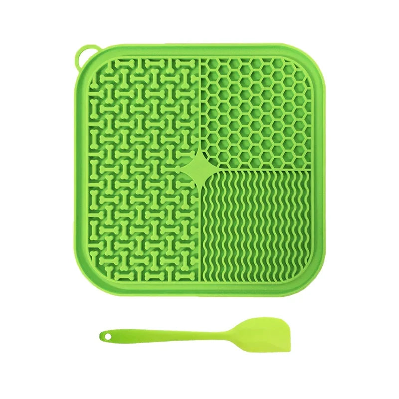 Licking Mat Slow Feeder for Dogs and Cats, Premium Lick Pad with Suction Cups for Dog Anxiety Relief, Slow Feeder Dog Bowls Pi-Mart