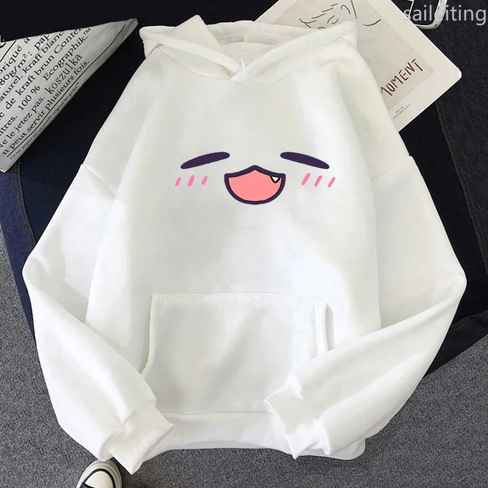 TakoTakodachi Anime Kangaroo Pocket Hololive Winter Women Spring Autumn Tops Sweatshirt Vintage Harajuku Winter Clothes Women LadyShow.Store