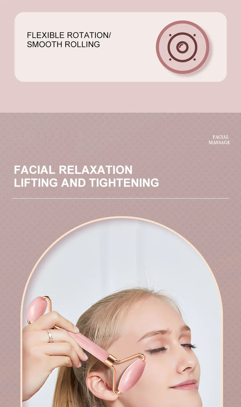 Roller for Face Neck Eye Resin Facial Massage Instrumenr Health Care Scraping Board Musclee Beauty Skincare Tools Tri Light Beauty