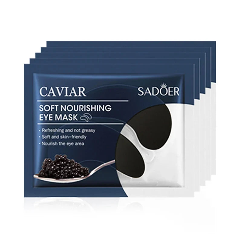 5/10/20 Pairs SADOER Crystal Collagen Eye Mask Anti Dark Circles Removal Eyes Bag Moisturizing Eye Patches Beauty Eyes Skin Care Tri Light Beauty