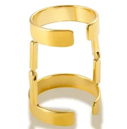 High End Waterproof Hollow Stainless Steel Finger Ring Trendy for Women Personalize Jewelry Wholesale Pi-Mart