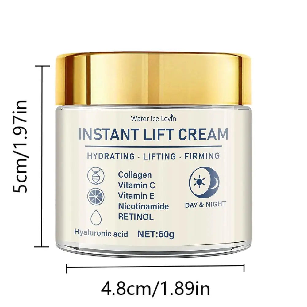 60g Firming Face Cream Collagen Moisturizer with Hyaluronic Acid, Niacinamide,Retinol, Moisturizing Firming Tightening Skincare Pi-Mart