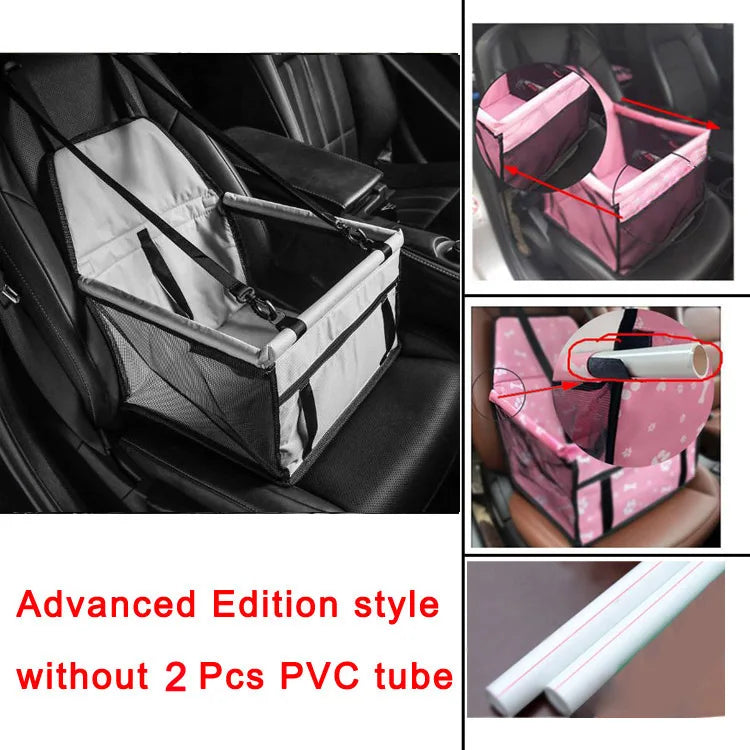 2025 High Quality Breathable Pets Carrier Car Seat Basket Safe Travel Carrier House Kennel Puppy Handbag Outdoor Pet Supplies Pi-Mart