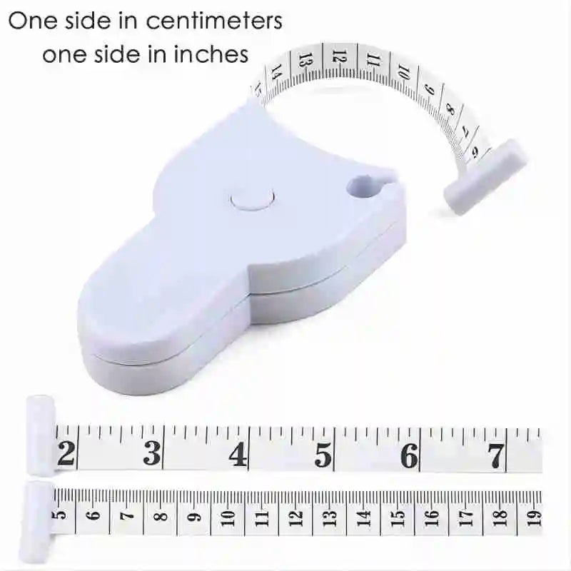 Portable Fitness Telescopic Health Tape Measure With Handle Torch Y-shaped Tape Measure Waist Circumference Tape Measure Pi-Mart