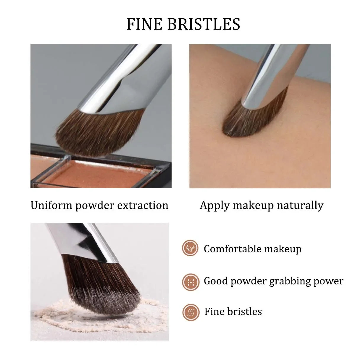 3D Nose Shadow Brush Facial Contour Makeup Brush Soft head blush Highlight Korean cosmetics female facial beauty tools. Pi-Mart
