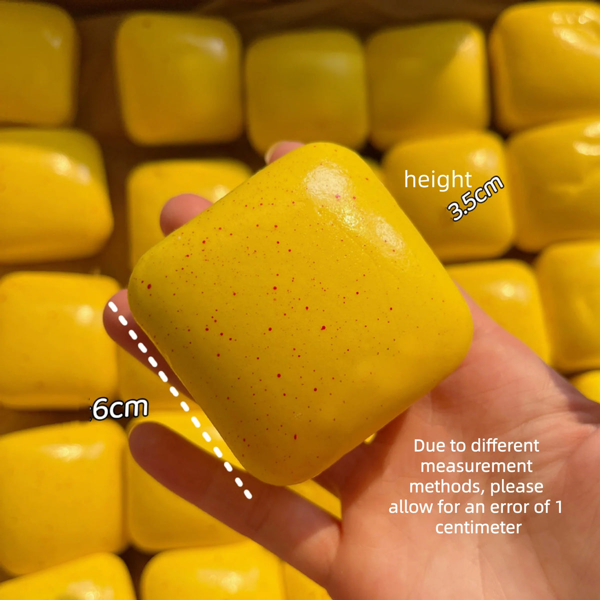 Squishy Simulated Square Bread Squeeze Toy Stress Relief Slow Rising Small Toast Sensory Fidget Toys for Anxiety ADHD Kids Adult Pi-Mart