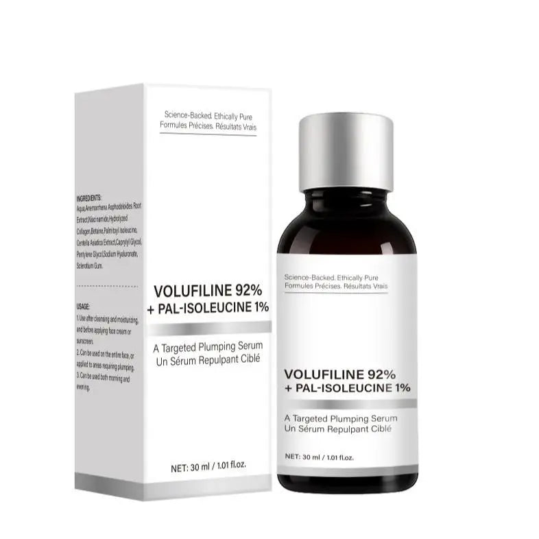 Volufiline 92% + Pal-Isoleucine 1% Plumping Serum with Niacinamide Plumping Anhydrous Skin Radiance Boosting Facial Serum 30ml Pi-Mart