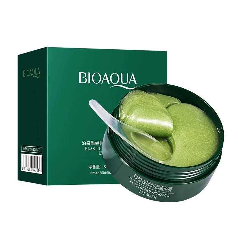 120pcs BIOAQUA  Gold Crystal Collagen Eye Mask Anti Dark Circles Anti-Wrinkles Seaweed Moisturizing Eye Patches Eyes Skin Care Pi-Mart
