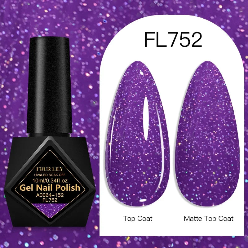 10ml Gel Nail Polish 162 Colors Nail Supplies Vernis Semi Permanent Nail Art Manicure Soak Off LED UV Gel Nail Varnishes Summer Tri Light Beauty