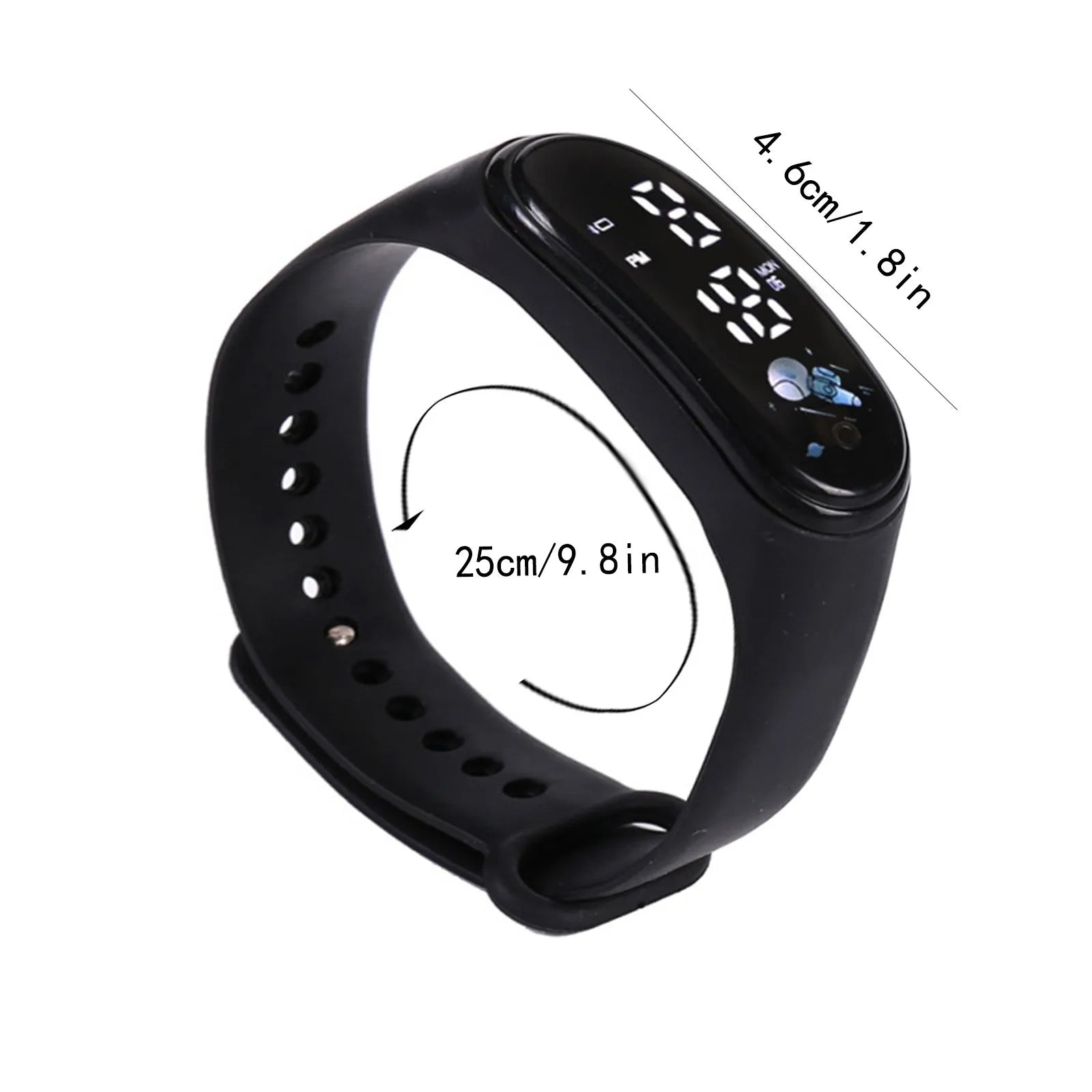 Kawaii Smart Watch For Kids Fashion Outdoor Waterproof Sports Kids' Watches Boy Girls Digital Watches Silicone montre enfant LadyShow.Store