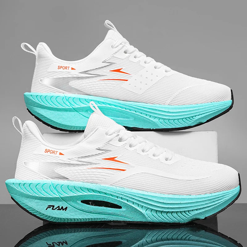 Marathon Sneakers Men Running Shoes Anti-slip Comfortable Racing Carbon Board Training Mesh Tennis Shoes Casual for Women 2026 Pi-Mart