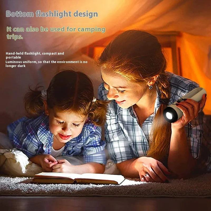 AiQUE LED Motion Sensor Night Light Portable 2 in 1 Flashlight Bedroom Bathroom Reading Camping Lighting Baby Feeding Eye Care Pi-Mart