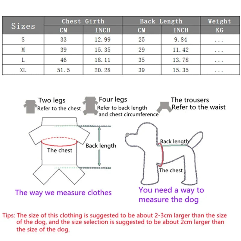 Warm Fleece Dogs Clothes Pet Dog Jacket Vest With D-Ring For Small Dog Cats Clothing French Bulldog Costumes Chihuahua Coat LadyShow.Store