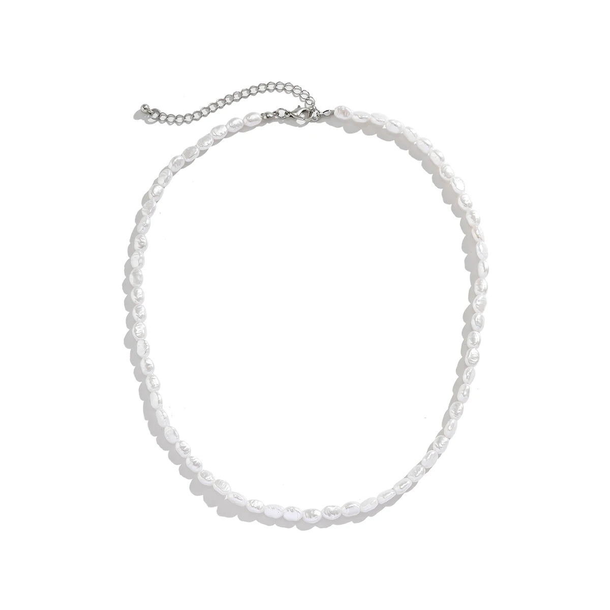 New Fashion Simple Faux Pearl Choker Necklace for Women Vintage Elegant Beaded Temperament Necklace Wedding Party Jewelry Gifts Pi-Mart