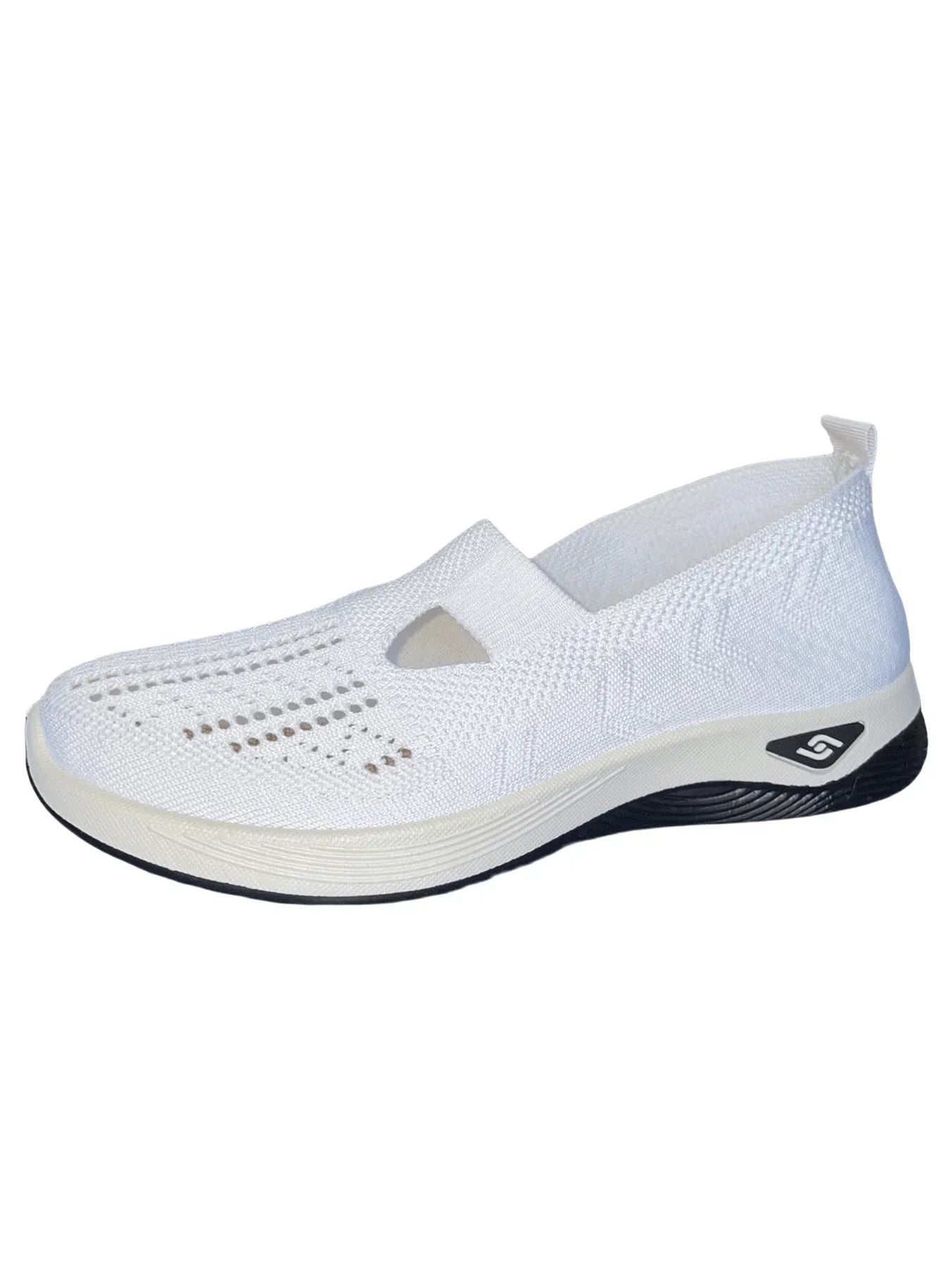 Women's shoes Solid Color Breathable Sneakers, casual sneaker women's summer sneakers, Low-top Knitted Casual Shoes Mom Shoes LadyShow.Store