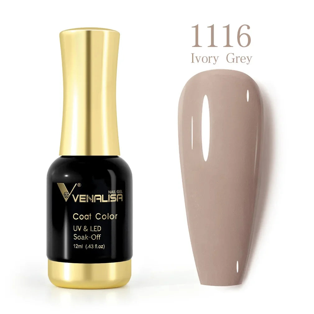 VENALISA Nail Gel Varnish TPO FREE Soak Off UV LED Organic Odorless Enamels Nail Art Colors 12ml 120Colors UV Gel Nail Polish Tri Light Beauty