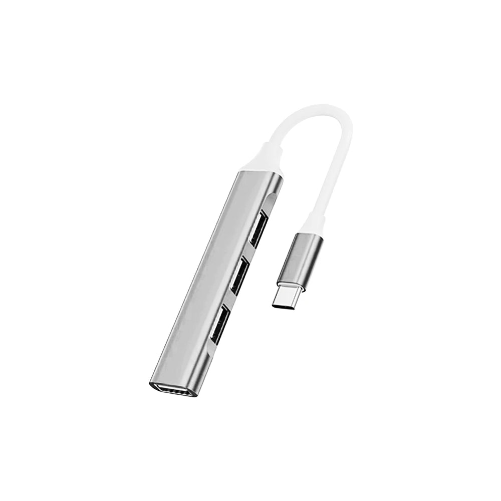 4-in-1 USB C Hub 3.0, Multi-Port OTG Adapter for Smartphones, Tablets, Laptops, Computers, Type-C Splitter Pi-Mart