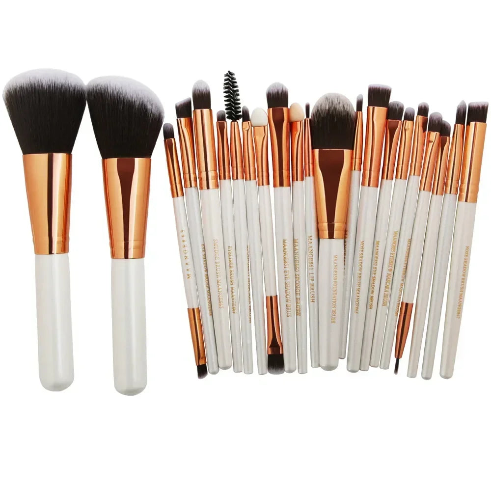 3/13/22pcs Professional Makeup Brushes Tools Set Make Up Brush Tools Kits for Eyeshadow Eyeliner Cosmetics Brushes Maquiagem Pi-Mart