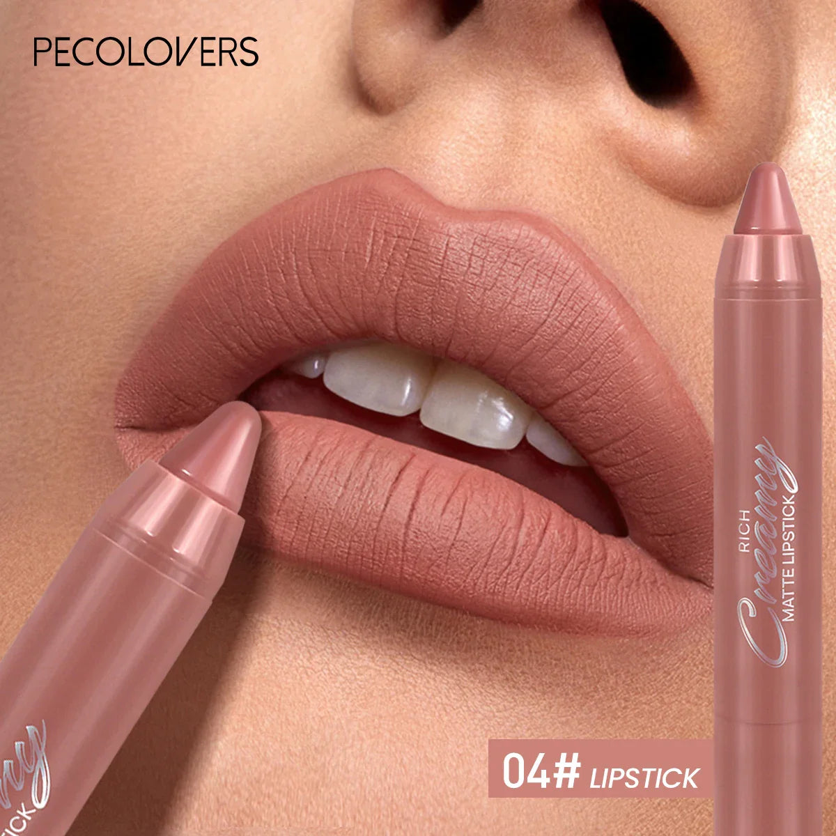 Multiple Colors Matte Lip Liner, Use As Lip Liner and Lipstick, Easy To Accurately Apply, Waterproof Long-lasting Non-stick LadyShow.Store
