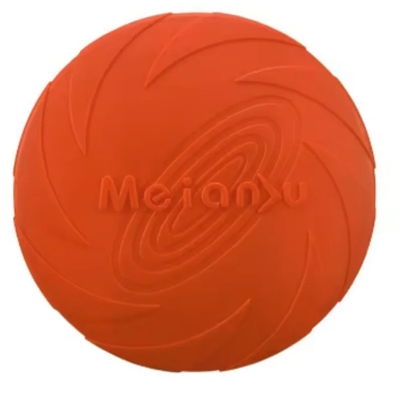 Pet Dog Flying Disk Toy Silicone Material Environmentally Friendly Anti-Chew Dog Puppy Interactive Training Pet Supplies E2 Pi-Mart