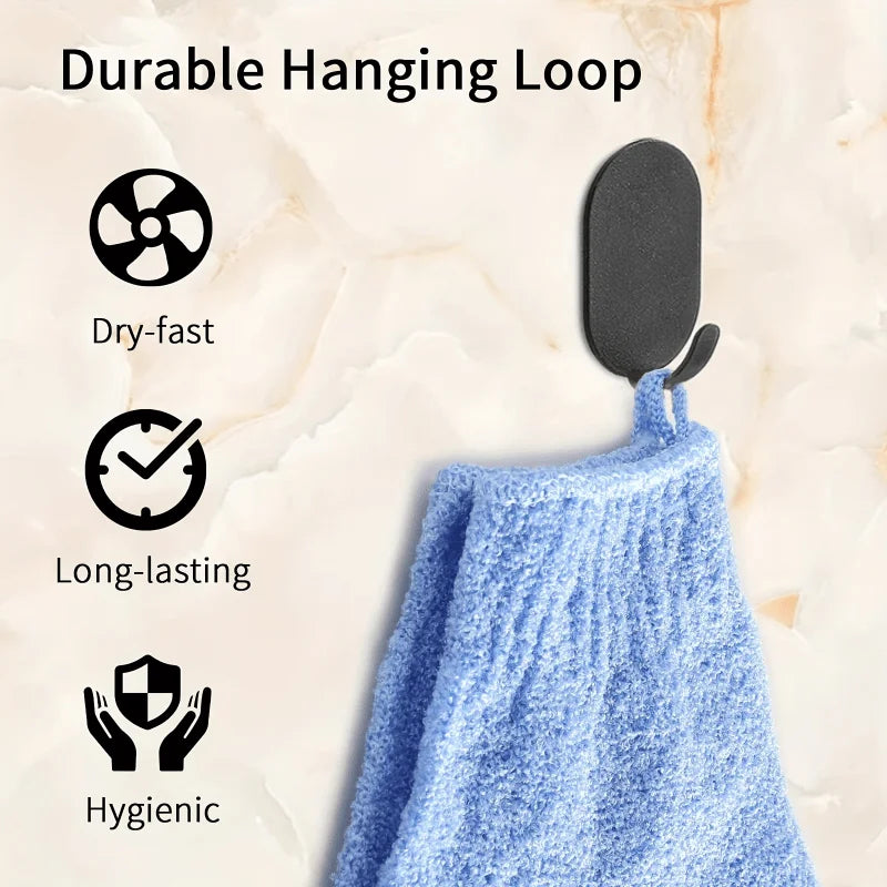 Exfoliating Shower Bath Glove Set  Deep Cleaning Body Scrub Spa Massage Glove for Skin - Bath Bomb Included Tri Light Beauty