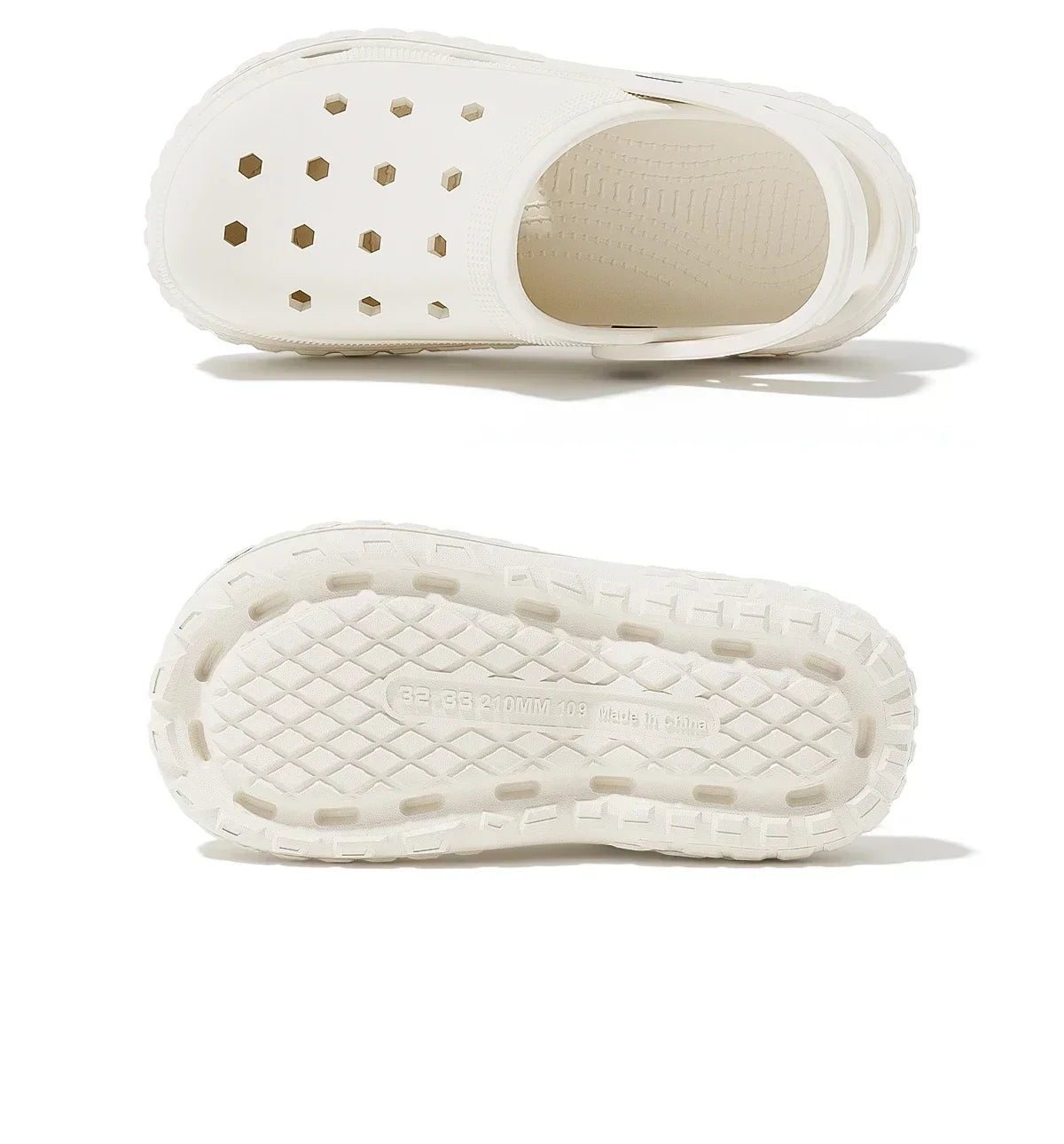 2026 Summer Hollow Out Closed Toe Non-slip Sandals Soft Bottom Sandals Men Lightweight Thick-soled Garden Shoes Pi-Mart