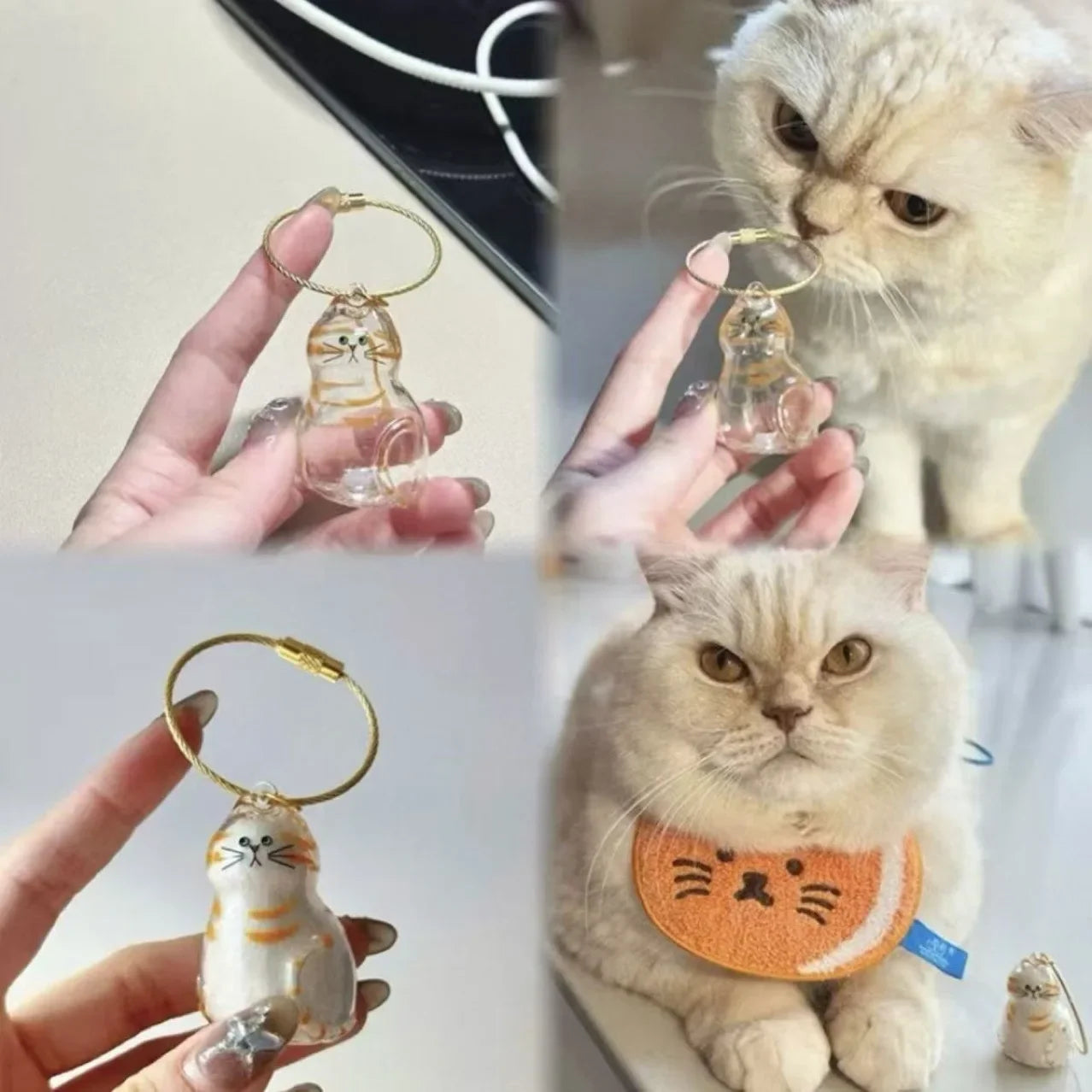 Pet Hair Keepsake Box Memorial Bottle for Cat Fur Storage Container for DIY Decoration Gift for Pet Lovers Home Display Pi-Mart