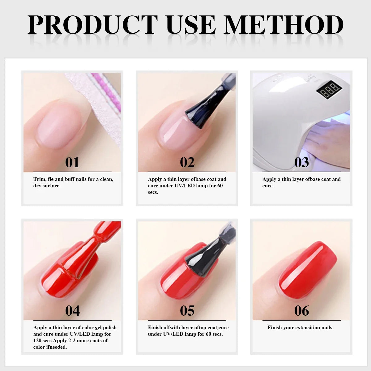 Hassleless 15ml White Gel Nail Polish, French Extension, Requires Uv Led Lamp, Gel French Manicure, Nail Supplies, Nail Art for Tri Light Beauty
