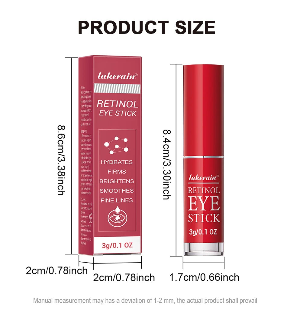 Retinol Eye Cream Lightening Dark Circles Firming Skin Instant Eye Repair Serum Stick for women Women Eyes Care Pi-Mart