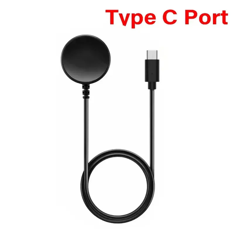 For Samsung Galaxy Watch 7/6/6 Classic/5/5 Pro/4/4 Classic Chargers USB-C Charger Smart Watch Accessories Replacement Charger LadyShow.Store